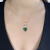 Colar Gargantilha Pingente Coração Grande Zircônias Banhado em Ouro 18k - comprar online