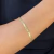 Pulseira Fita I Love You Banhado em Ouro 18k