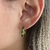 Brinco Argola Zircônias Baguetes Banhado em Ouro 18k - Anastásia Joias | Semijoias e Acessórios Finos e Delicados 
