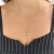 Colar Gargantilha Coração Pizza Zircônias Banhado em Ouro 18k - comprar online