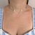 Colar Choker Rosas Lisas Banhado em Ouro 18k