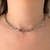 Colar Choker Elos G Banhado em Ródio - comprar online