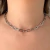 Colar Choker Elos G Banhado em Ródio - comprar online