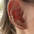 Brinco Ear Cuff Zircônias Baguete Banhado em Ouro 18k - Anastásia Joias | Semijoias e Acessórios Finos e Delicados 