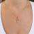 Colar Gargantilha Menino e Menina Cravejado Banhado em Ouro 18k