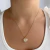 Colar Gargantilha Pingente Coração Cravejado Zircônias Banhado em Ouro 18k - comprar online