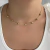 Colar Choker Aro Bolinhas Lisa Banhado em Ouro 18k - comprar online