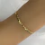 Bracelete Regulável Fio Torcido Liso Banhado em Ouro 18k - comprar online
