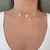 Colar Choker Riviera Corações Cravejados Banhado em Ouro 18k - comprar online