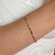 Pulseira Mini Riviera Color Banhado em Ouro 18k