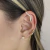 Brinco Ear Cuff Cobra Color com Ponto de Luz Banhado em Ouro 18k na internet