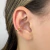 Piercing Fake Fileira Zircônias Cristal e Color Banhado em Ouro 18k - comprar online
