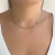 Colar Gargantilha Elos Corrente Achatados Banhado em Ouro 18k - comprar online