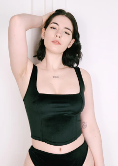 BUSTIER MORRIS NEGRO