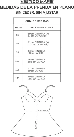 VESTIDO MARIE IVORY - tienda online