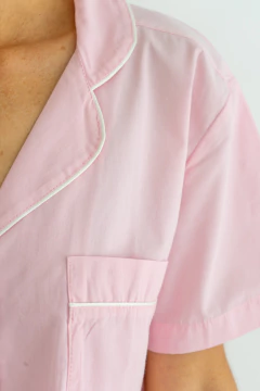 Conjunto Pijama Corto Biarritz Rosa Bebé - comprar online