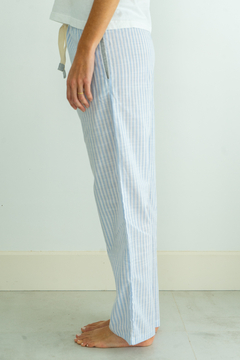 Pantalón Adulto Tilo Celeste Unisex - La Couture