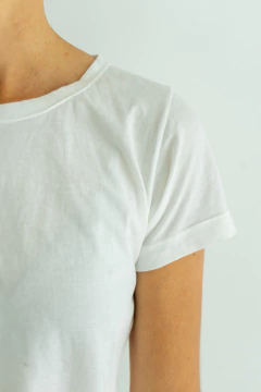 Remera Pima Mujer Blanca - comprar online