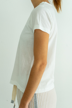 Remera Pima Mujer Blanca - La Couture