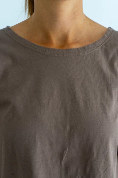 Imagen de Remera Pima Mujer Visón Marron