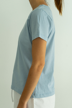Remera Pima Mujer Celeste en internet