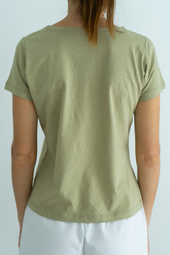Remera Pima Mujer Verde en internet