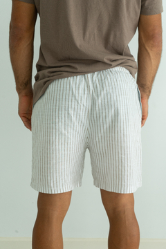 Bermuda Bosco Blanco y Beige