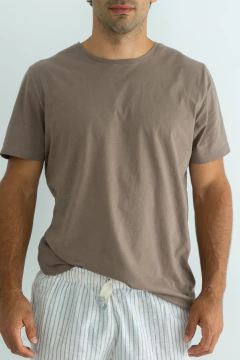 Remera Pima Hombre Visón - comprar online