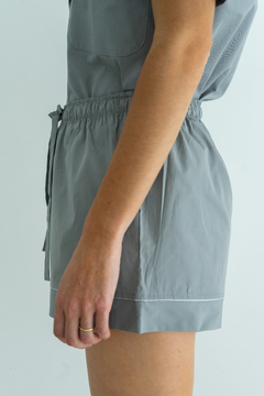 Conjunto Pijama Corto Biarritz Gris Oscuro en internet