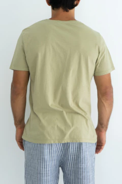 Remera Pima Hombre Verde - La Couture