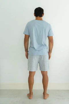 Imagen de Bermuda Bosco Azul y Verde