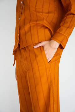 Conjunto Pijama Largo Mujer Lapopie Brick - La Couture