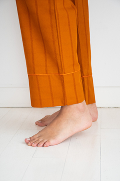 Conjunto Pijama Largo Mujer Lapopie Brick - tienda online