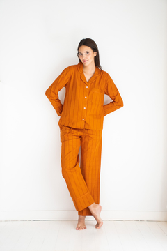 Conjunto Pijama Largo Mujer Lapopie Brick
