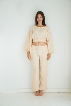Panatalón Mujer Aimée Beige - comprar online