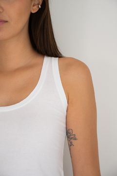 Musculosa Pima Mujer Blanca - comprar online