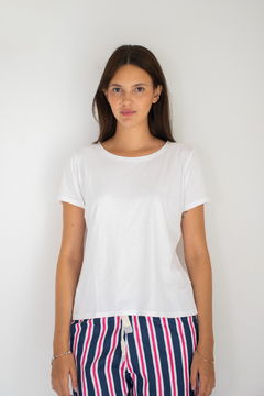 Remera Pima Mujer Blanca