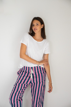 Imagen de Remera Pima Mujer Blanca