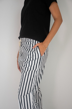Pantalón Algodón Adulto Lourmain Blanco y Negro Unisex - comprar online