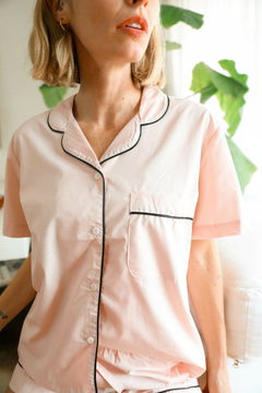 Conjunto Pijama Corto Biarritz Rosa y Negro en internet