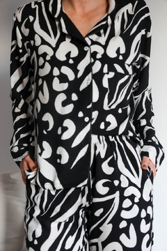 CONJUNTO LARGO MUJER SARLAT BN - La Couture