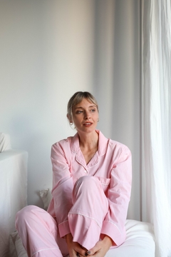 Conjunto Pijama Largo Mujer Córcega Rosa - comprar online