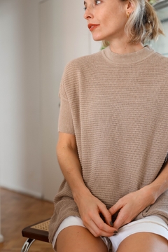 Buzo Algodón Mujer Chablis Beige - tienda online