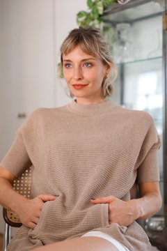 Buzo Algodón Mujer Chablis Beige - comprar online