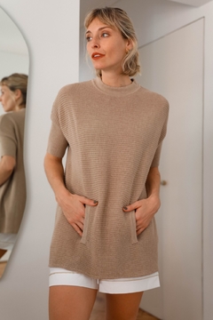Buzo Algodón Mujer Chablis Beige en internet