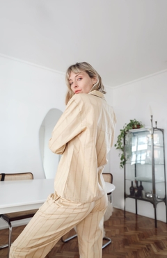 Conjunto Pijama Largo Mujer Lapopie Beige - comprar online