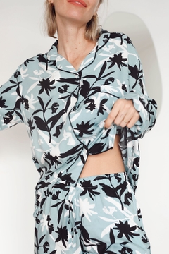 CONJUNTO PIJAMA LARGO MUJER MAYENNE AN - La Couture