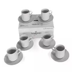 Taza de café con plato Provenza Verbano x 6 uni - tienda online
