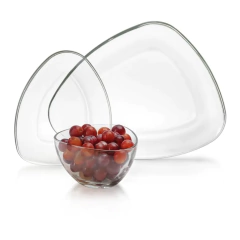 Bowl ovalado vidrio Eva Crisa x600 cc - tienda online