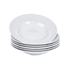 Plato Hondo Recta Verbano x 20 cm x6 - comprar online